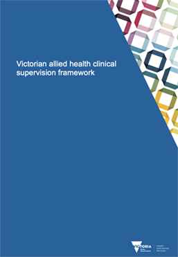 Victorian allied health clinical supervision framework
